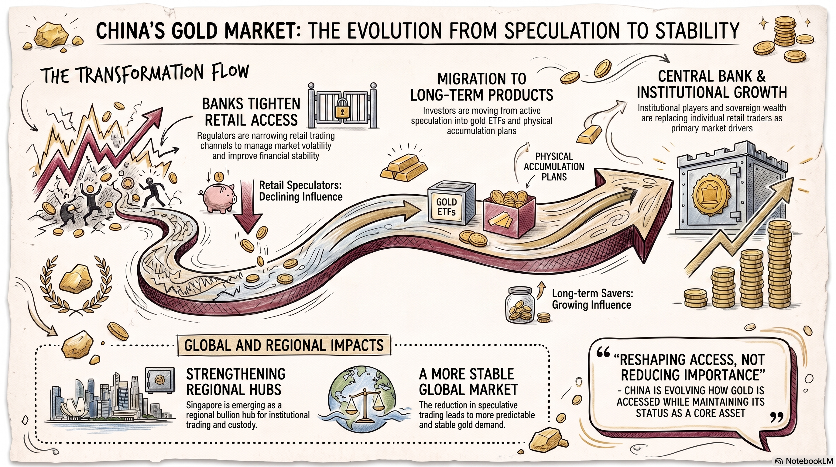 China's Retail Gold Trading Restrictions: Impact Analysis for Gold Markets, Wealth Management and Institutional Demand