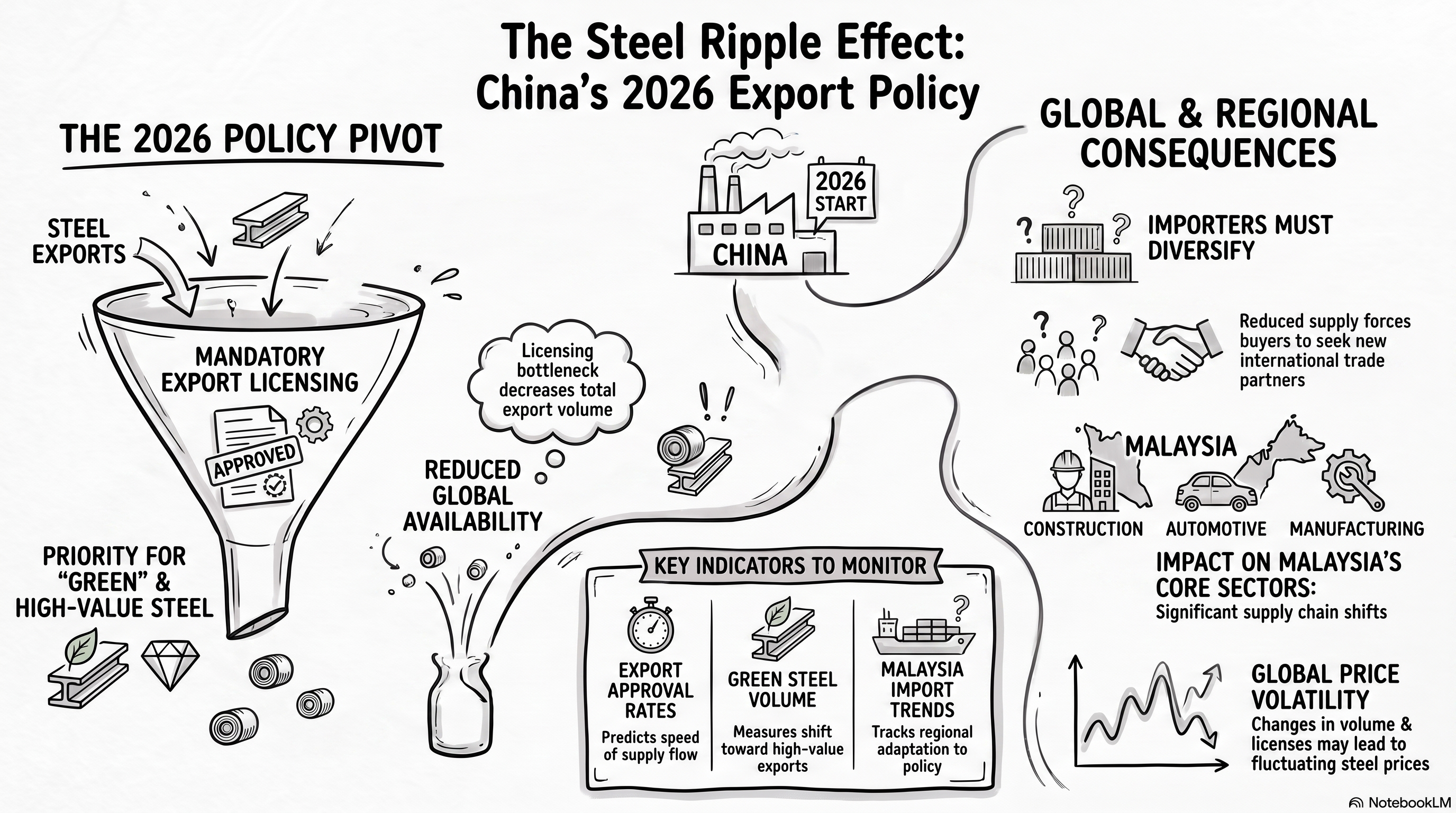 China Steel Export Licensing Policy: Impact Analysis on Iron Ore, Steel Producers and Global Trade