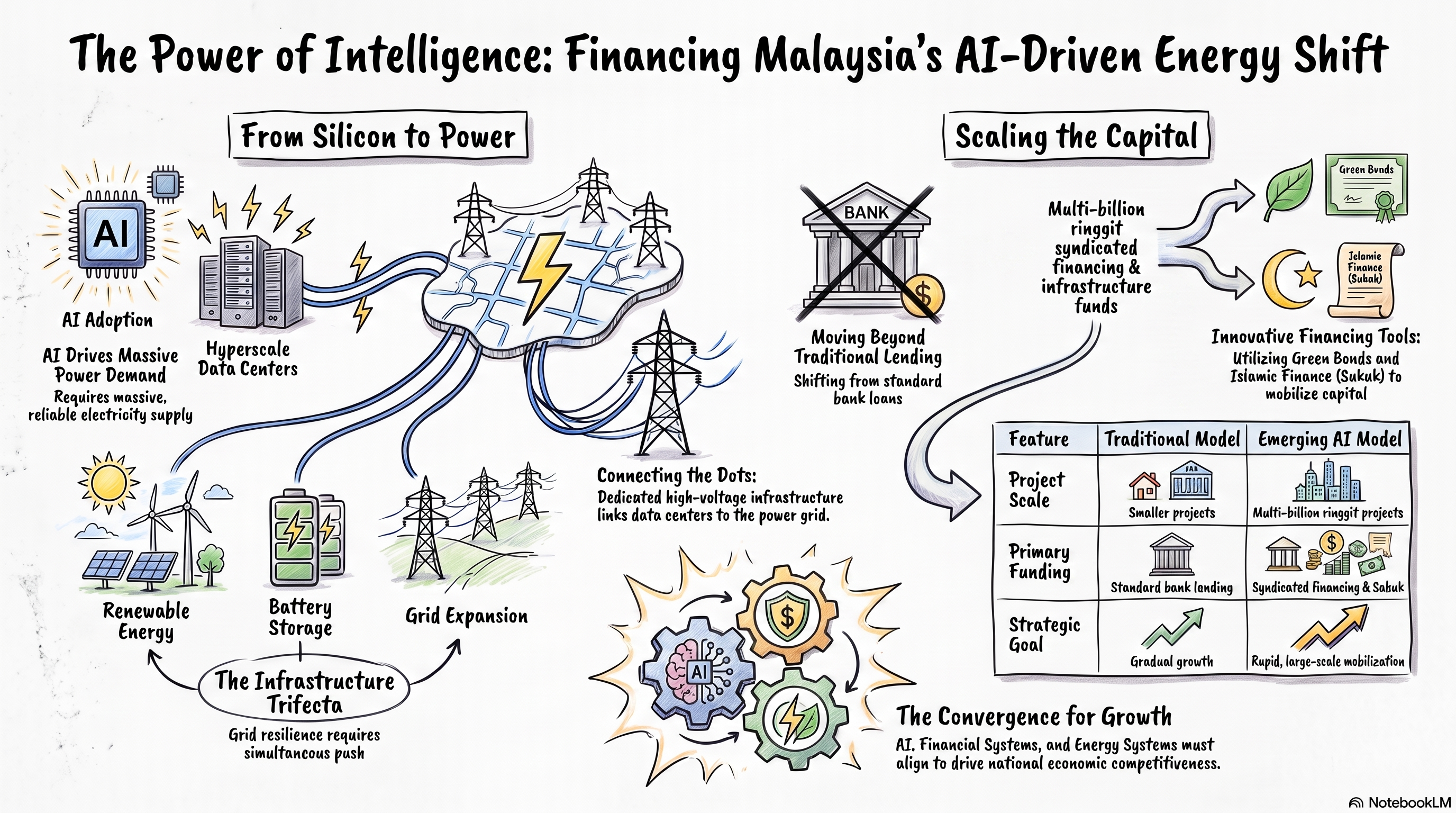 Malaysia's AI-Driven Energy Transition Financing: Impact Analysis for Power Infrastructure, Banking and Investors