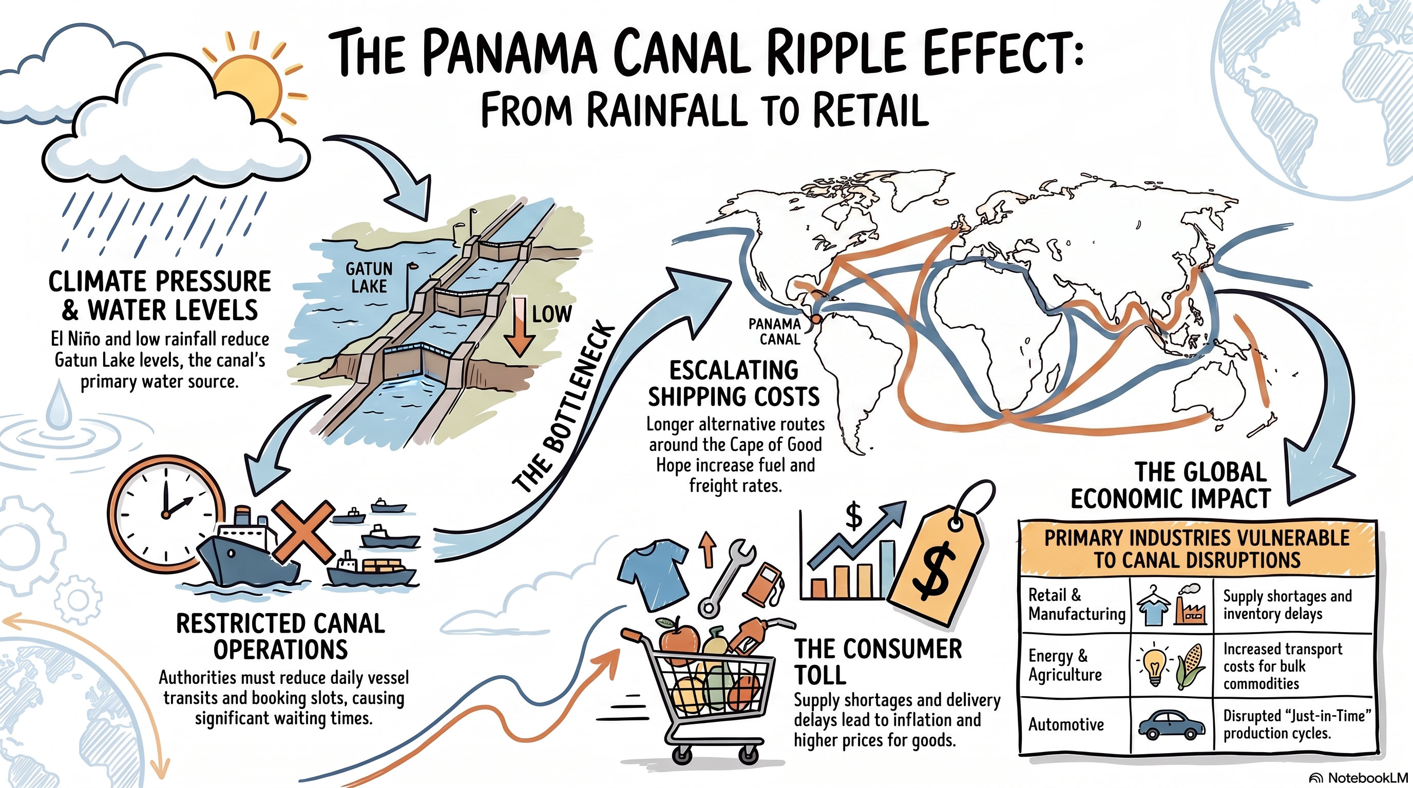 Panama Canal Water Shortage: How Shipping Delays Could Impact Global Trade
