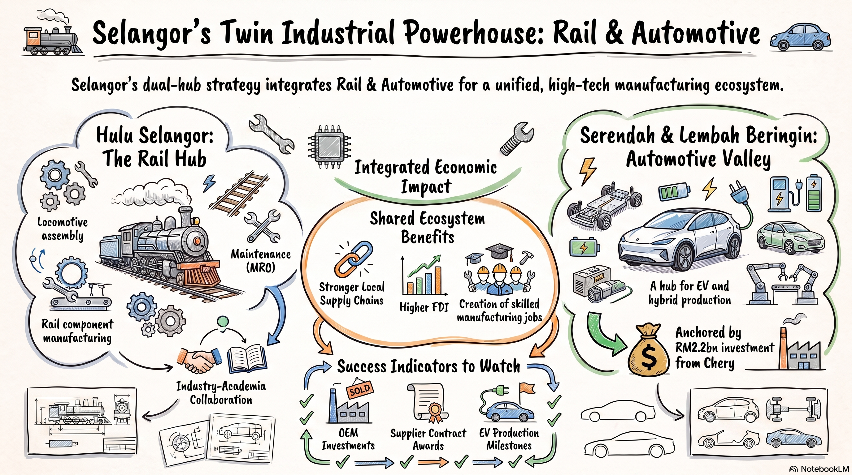 Selangor Rail and Automotive Industrial Clusters: Economic Impact Analysis for Investors and Businesses